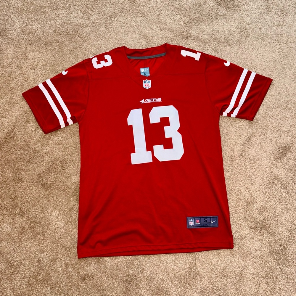 San Francisco 49ers Brock Purdy #13 Red Stitched Nike Jersey - Men's Small